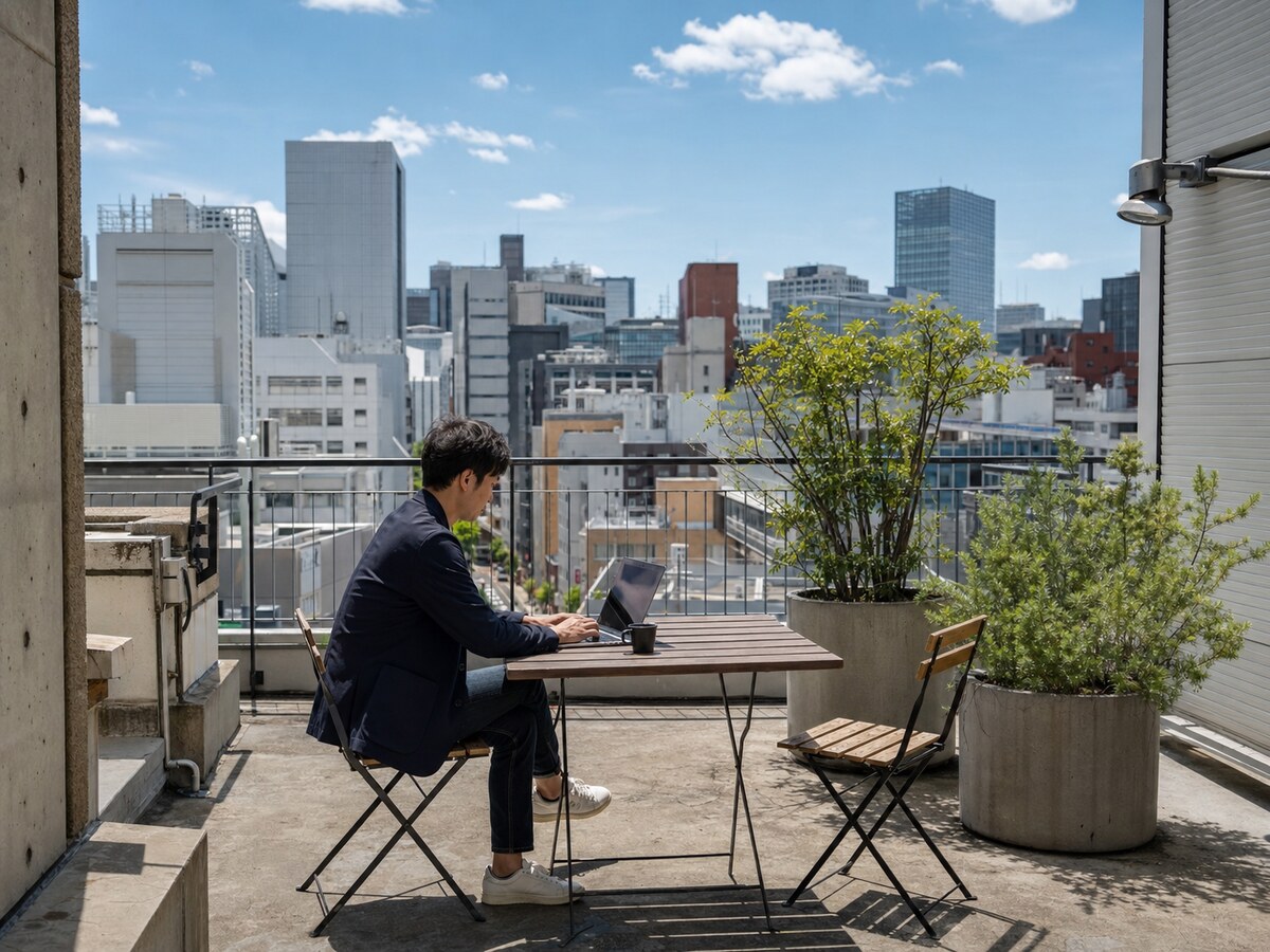 屋上テラス
